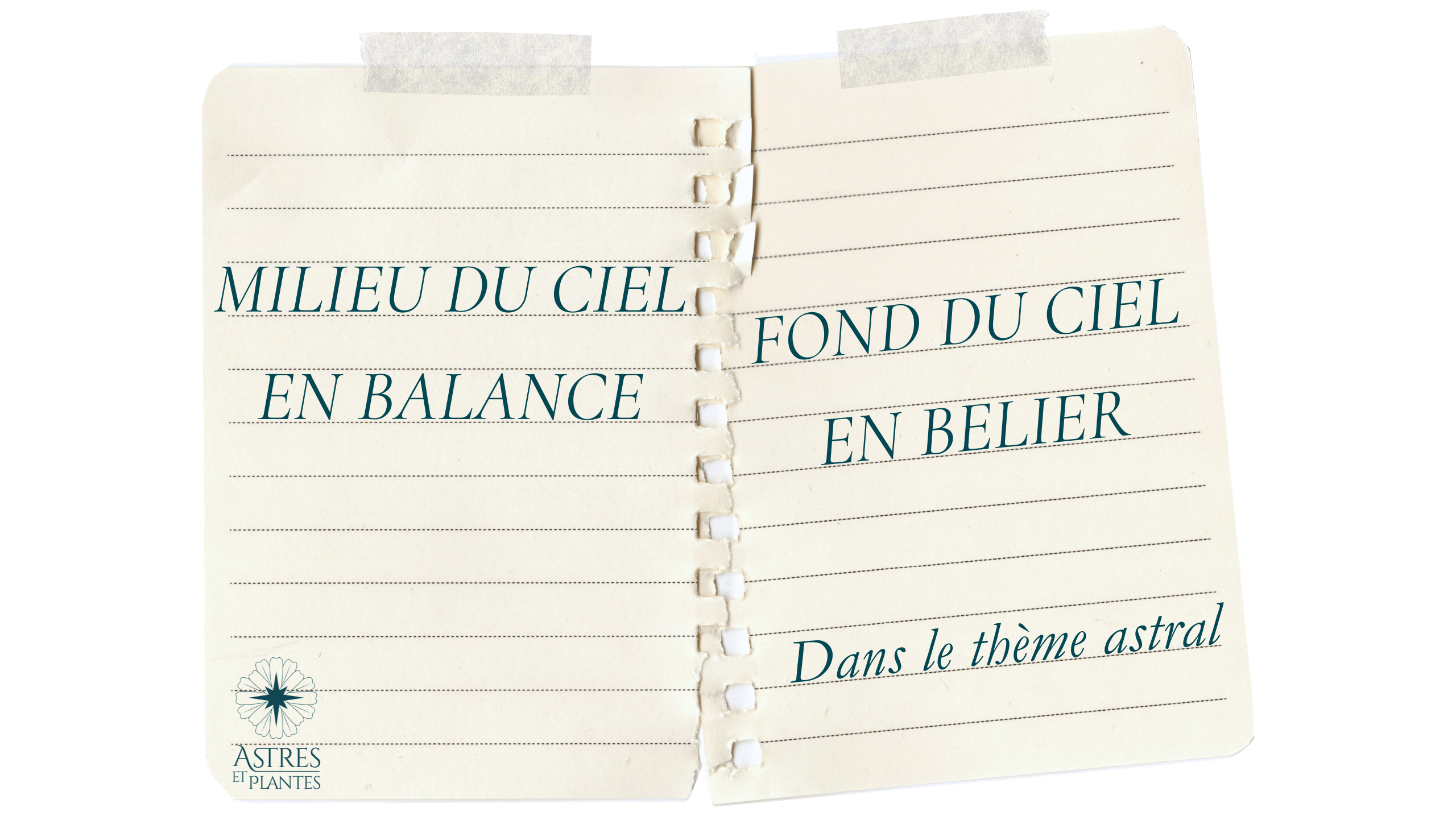 Signification de l'axe milieu du ciel en Balance - fond du ciel en Bélier dans votre thème astral
