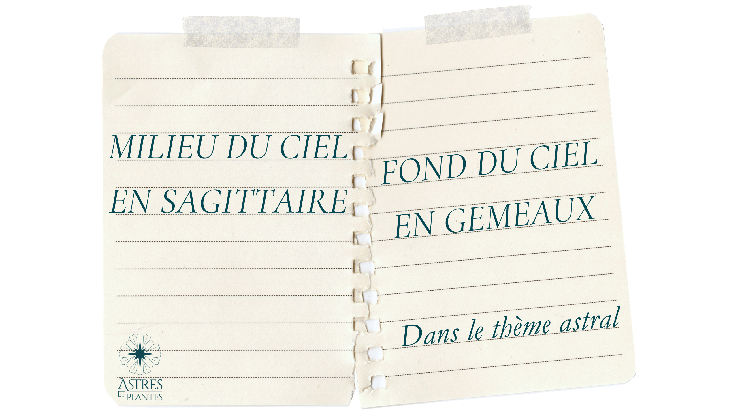 Signification de l'axe milieu du ciel en Sagittaire - fond du ciel en Gémeaux dans votre thème astral